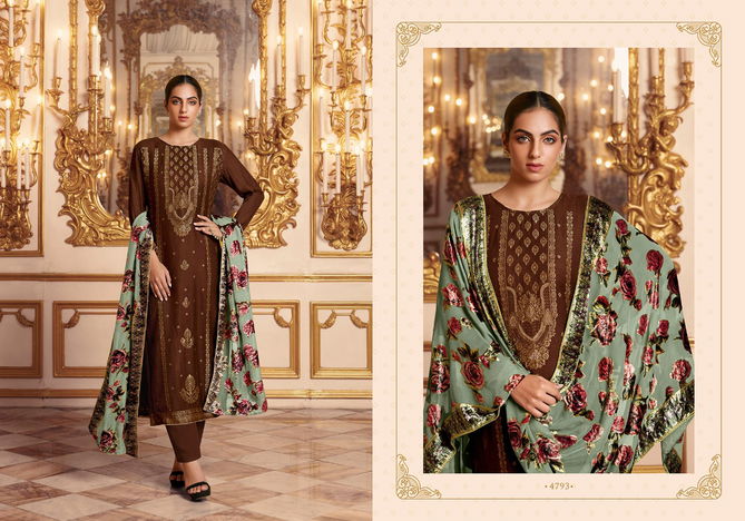 Zisa Charmy Dilnaaz New Fancy Exclusive Wear Pashmina Designer Dress Collection